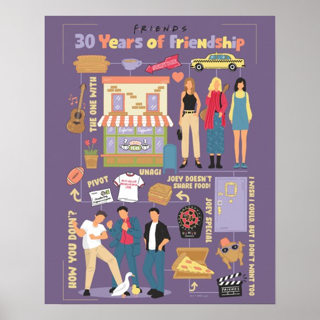 FRIENDS™ | 30 Years of Friendship Poster (Front)