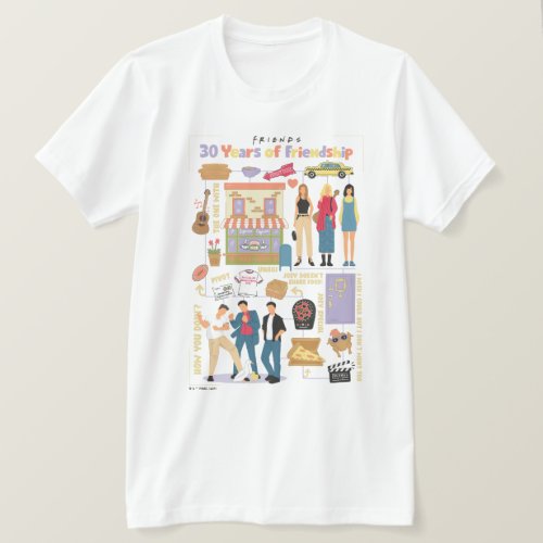 FRIENDS  30 Years of Friendship T_Shirt