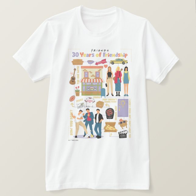 FRIENDS™ | 30 Years of Friendship T-Shirt (Design Front)