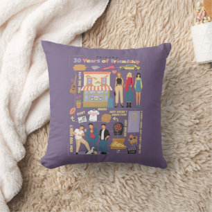 FRIENDS™   30 Years of Friendship Throw Pillow