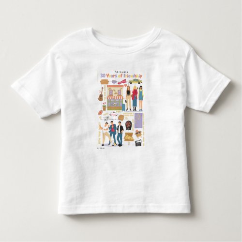 FRIENDS  30 Years of Friendship Toddler T_shirt