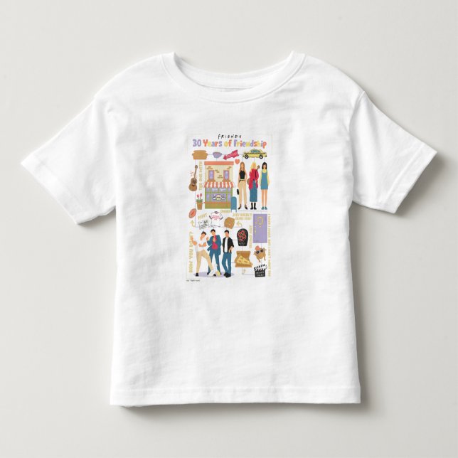 FRIENDS™ | 30 Years of Friendship Toddler T-shirt (Front)