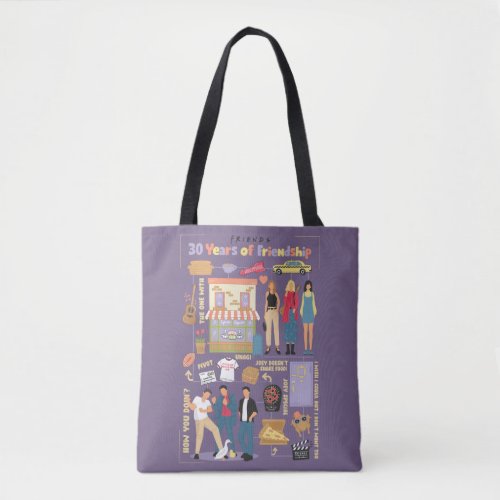 FRIENDS  30 Years of Friendship Tote Bag