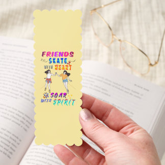 Friends Accessor Skate With Heart Soar With Spirit Bookmarks