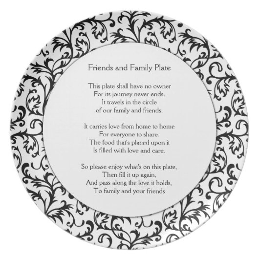 Friends and Family Pass it Along Plate (Front)