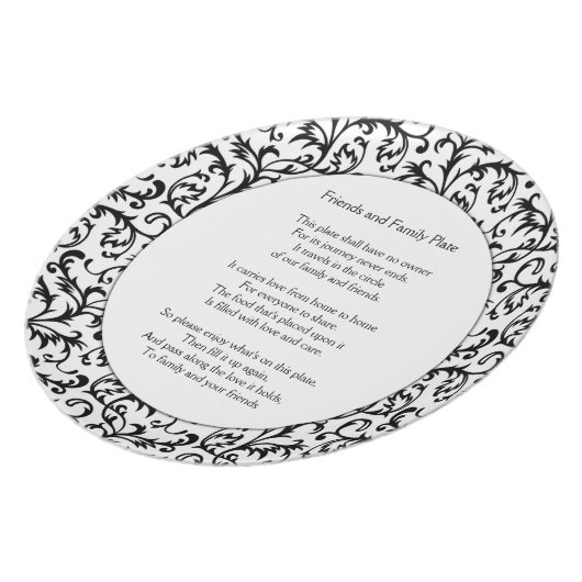 Friends and Family Pass it Along Plate (Left Side)