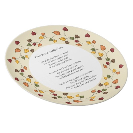 Friends and Family Plate (Right Side)
