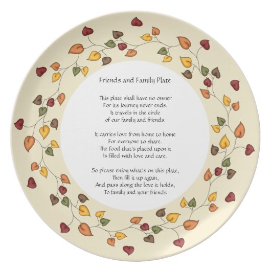 Friends and Family Plate (Front)
