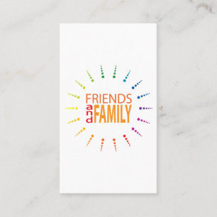 friends and family rainbowBurst referral program Card