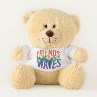 friends and waves teddy bear