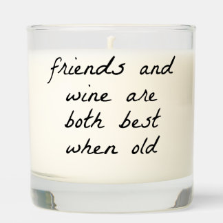Friends And Wine Scented Candle