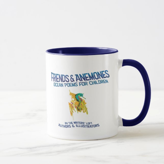Friends & Anemones - Eel Advised by Heather Kelly Mug (Right)