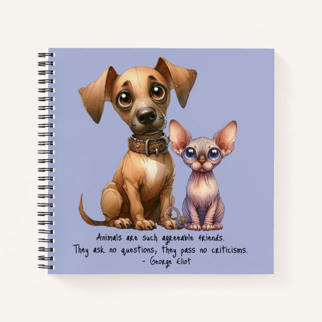 Friends - Animals Notebook (Front)