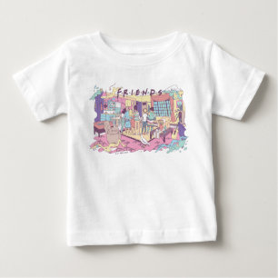 FRIENDS™   Apartment Cartoon Baby T-Shirt