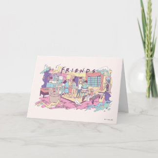 FRIENDS™ | Apartment Cartoon Card