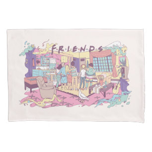 FRIENDS™   Apartment Cartoon Pillow Case