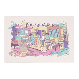 FRIENDS™ Apartment Cartoon Placemat
