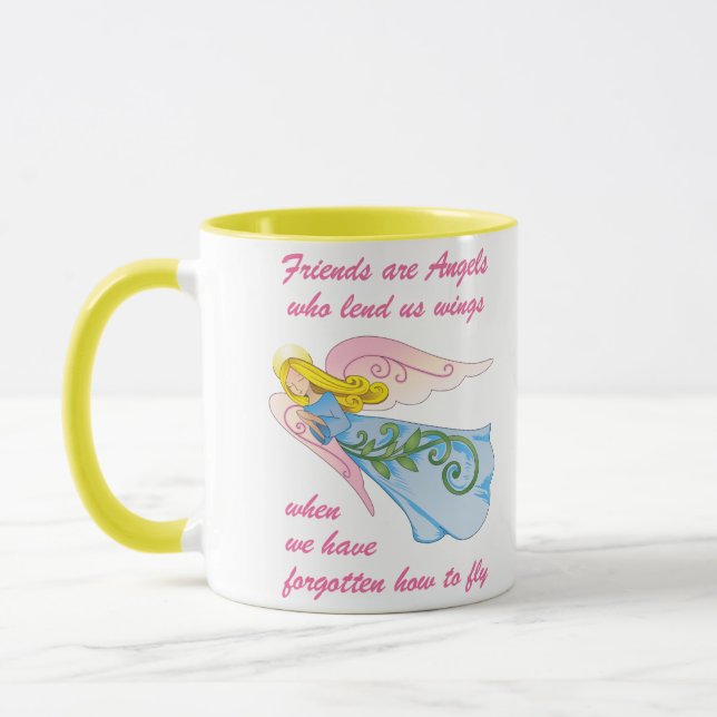 Friends are Angels Mug (Left)