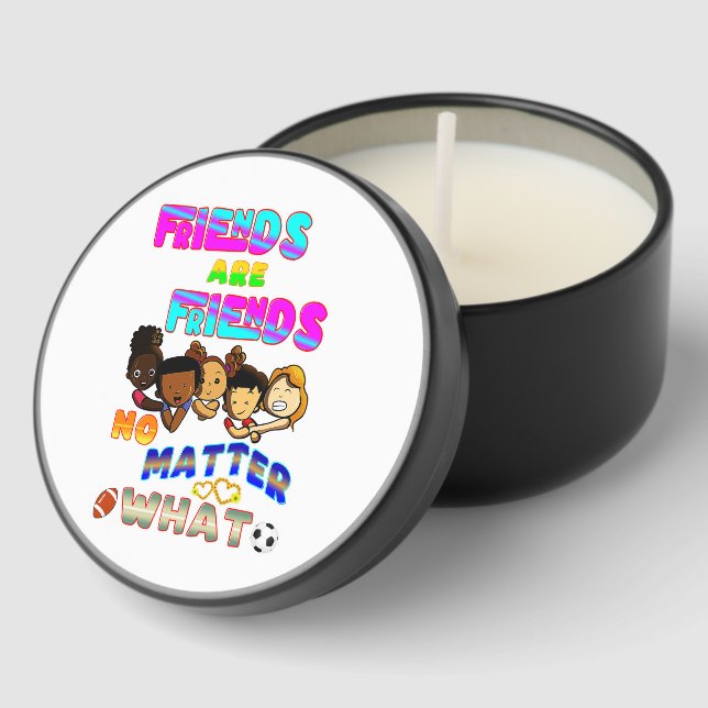 Friends Are Friends No Matter What Mini Candle Favors (Corner)