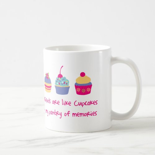 Friends are like Cupcakes Mug