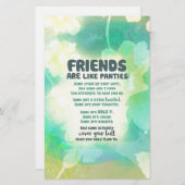 Friends are like Panties (Front/Back)