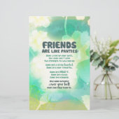 Friends are like Panties (Standing Front)