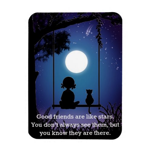 Friends Are Like Star3 x 4 Flexible Photo Magnet