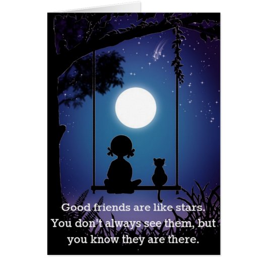 Friends Are Like Stars Cards (Front)
