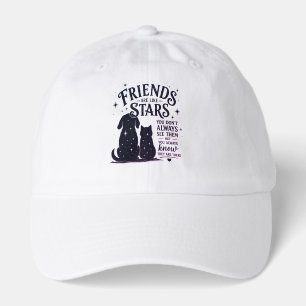 Friends Are Like Stars Cat & Dog Inspirational Hat