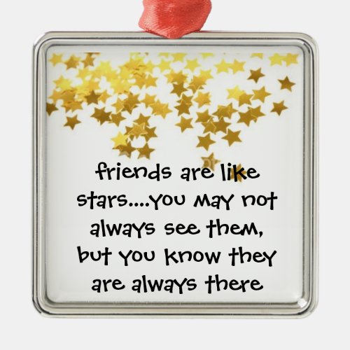 Friends are like Stars Ornament