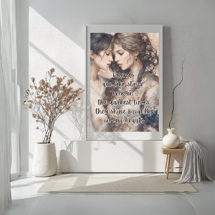 Friends Are Like Stars Poster