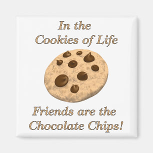 Friends Are The Chocolate Chips! Magnet