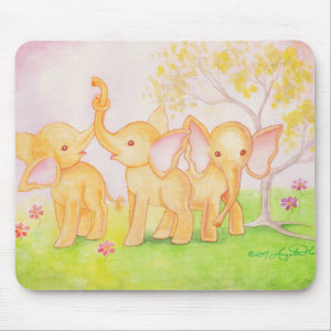Friends Are Wonderful--Elephants Know! Mouse Pad