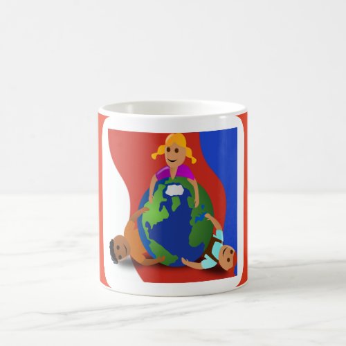 Friends Around the World _ Coffee Mug