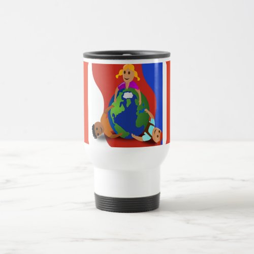 Friends Around the World _ Travel Mug