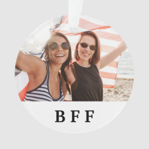 Friends BFF forever keepsake photo Ornament