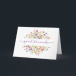 Friends Birthday Surrounded by Delicate Wildflower Card<br><div class="desc">Celebrate the bond of friendship with this heartwarming birthday card adorned with delicate wildflowers. The front message, 'Good Friends, ' sets the tone for a celebration of camaraderie and shared memories. Perfect for honoring a special friend on their birthday, this card radiates warmth and affection in its minimalist floral design....</div>