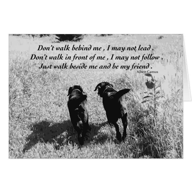 Friends - Black Lab (Front Horizontal)