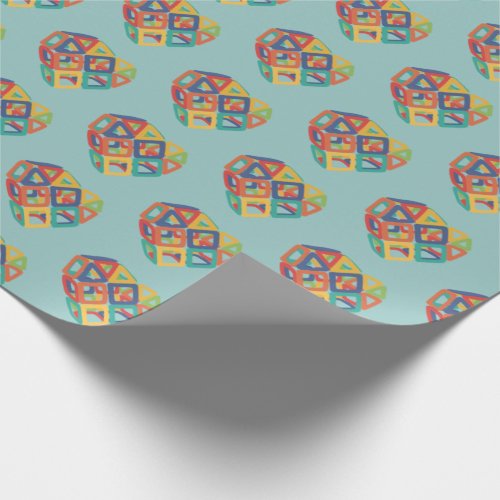 Friends Build Each Other Up Magnet tile heart Wrapping Paper