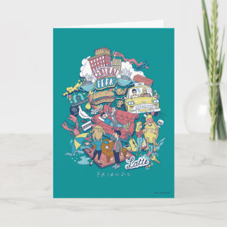 FRIENDS™ | Cartoon Collage Card