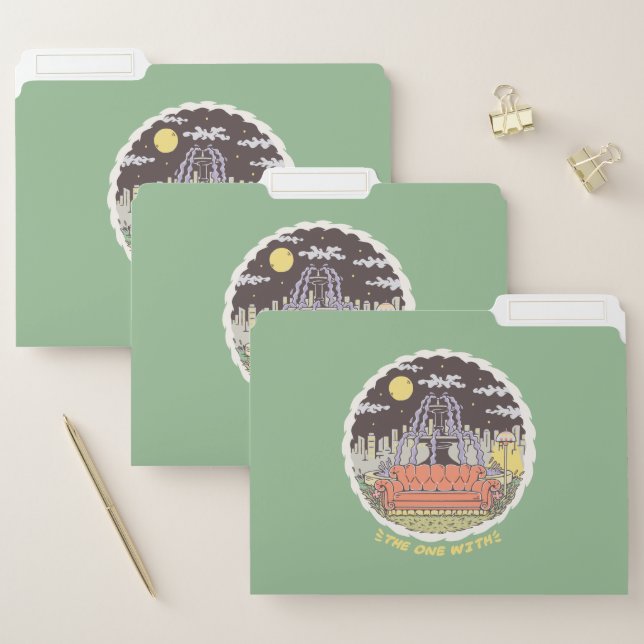 FRIENDS™ | Cartoon Fountain File Folder (Set)