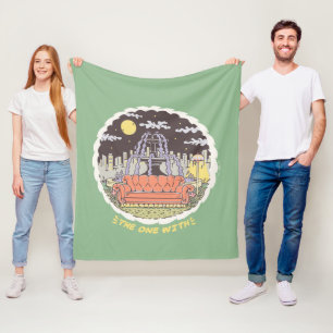 FRIENDS™ Cartoon Fountain Fleece Blanket