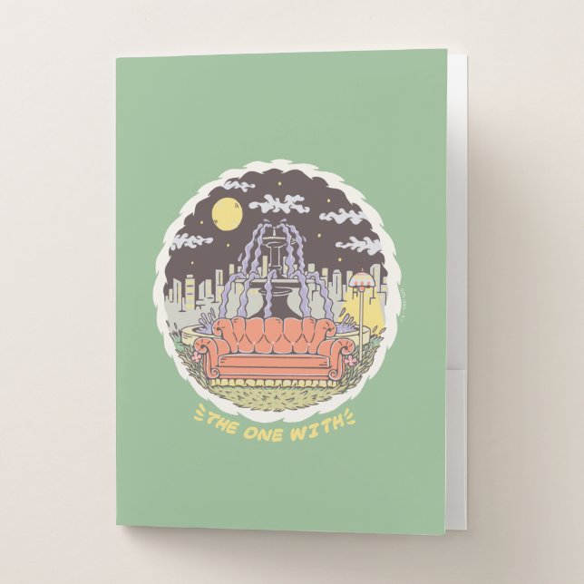 FRIENDS™ | Cartoon Fountain Pocket Folder (Front)