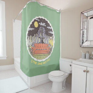 FRIENDS™ Cartoon Fountain Shower Curtain