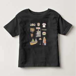 FRIENDS™   Cartoon Icons 2 Toddler T-shirt