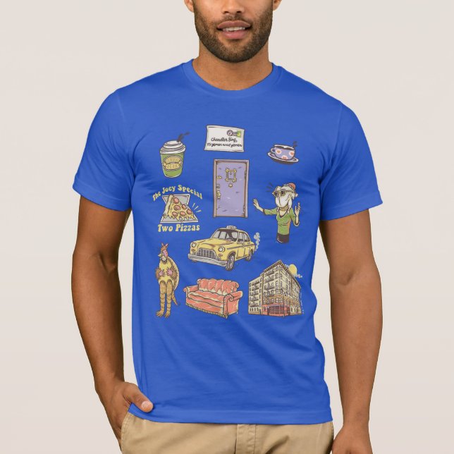 FRIENDS™ | Cartoon Icons Graphic 2 T-Shirt (Front)