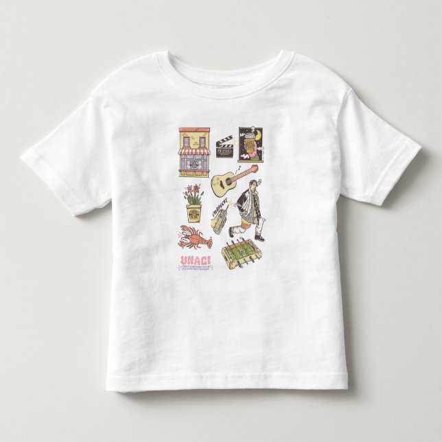 FRIENDS™ | Cartoon Icons Graphic 3 Toddler T-shirt (Front)