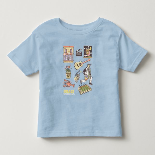 FRIENDS™ | Cartoon Icons Graphic 4 Toddler T-shirt (Front)