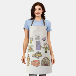 FRIENDS™   Cartoon Icons Graphic Apron