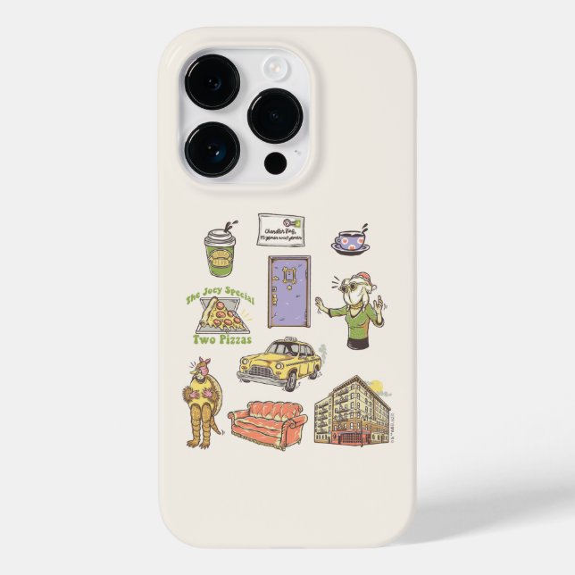 FRIENDS™ | Cartoon Icons Graphic Case-Mate iPhone Case (Back)